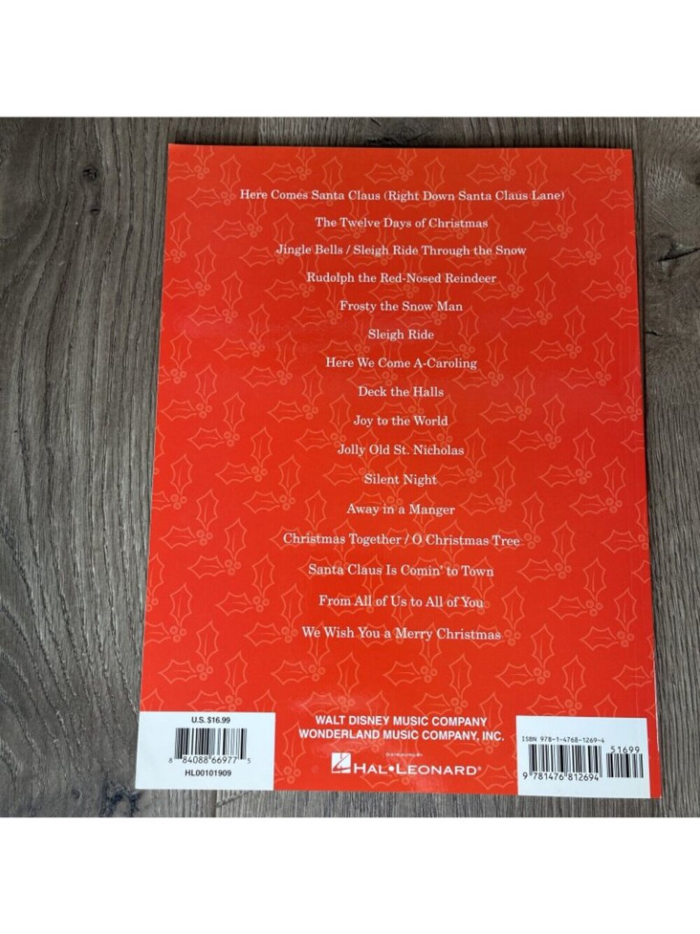 Christmas with Disney Sheet Music Favorite Christmas Songs & Carols Hal Leonard - Picture 3 of 7